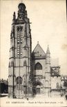 CPA Compiegne Facade de l'Eglise Saint Jacques 