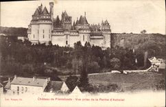 CPA Chateau de Pierrefonds Vue prise de la Ferme d'Autreval 