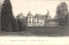 CPA Chateau de Chantilly Le Chateau vu du Parc 