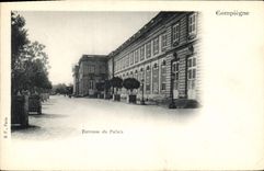 CPA Compiegne Terrasse du Palais 