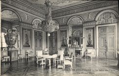 CPA Palais de Compiegne Le Salon des Fleurs 