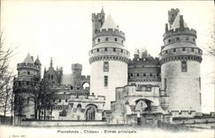 CPA Pierrefonds Chateau Entree principale 