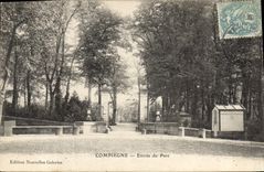 CPA Compiegne Entree du Parc 