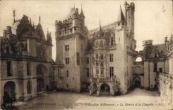 CPA Pierrefonds Le Chateau L'Escalier d'Honneur 