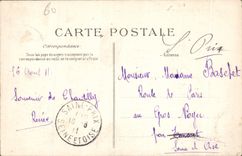 CPA Chateau de Chantilly Le Chatelet et la chapelle 