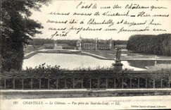CPA Chantilly Le Chateau Vue prise du Saut du Loup 