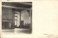 CPA Pierrefonds Le Chateau Chambre a coucher du Seigneur 