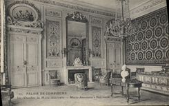CPA Palais de Compiegne La Chambre de Marie Antoinette 