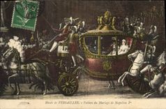 CPA Musee de Versailles Voiture du Mariage de Napoleon 1er