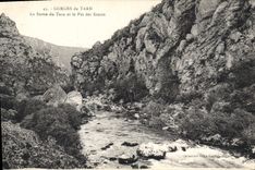 CPA Gorges du Tarn La Sortie et le Pas des Soucis 