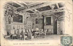 CPA Palais de Fontainebleau Le Salon Louis XIII 