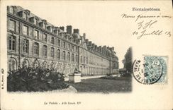 CPA Fontainebleau Le Palais Aile Louis XV 