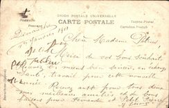 CPA Bonne Annee Femme