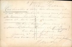 CPA Bonne Annee Femme