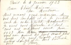 CPA Bonne Annee Femme