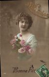 CPA Bonne fete Femme