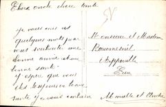 CPA Bonne Annee Femme