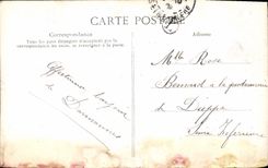 CPA Pour la Vie Sevenir Premier Bonheur le Muguet Porte Bonheur Femme