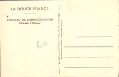 CPA Chateau de Pierrefonds Oise l'Escalier d'Honneur 