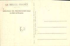 CPA Chateau de Pierrefonds Oise la Salle de Reception 
