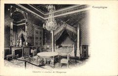 CPA Compiegne Chambre a coucher de l'Empereur Napoleon 1er