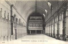 CPA Pierrefonds le Chateau la Salle des Preux 