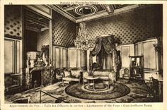 CPA Palais de Fontainebleau Appartements du pape Salle des Officiers de Service 