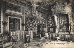 CPA Palais de Fontainebleau Chambre a Coucher de Marie Antoinette 