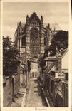 CPA Beauvais la Cathedrale vue de la Rue Feutrier 
