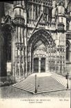 CPA Cathedrale de Beauvais Grand Portail 