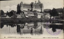 CPA Pierrefonds le Chateau cote du Lac 