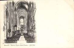 CPA Beauvais Nef de l'Eglise Saint Etienne 