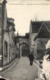CPA Clermont Oise Rue de la Porte de Nointel 