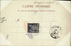 CPA Chateau de Pierrefonds l'Entree Carte 1900