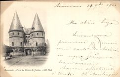 CPA Beauvais Porte du Palais de Justice Carte 1900