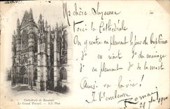 CPA Cathedrale de Beauvais le Grand Portail Carte 1900