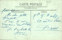 CPA Chantilly le Chateau Cote Nord ouest 