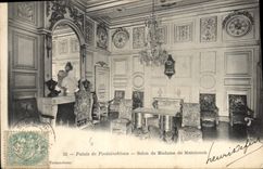 CPA Palais de Fontainebleau Salon de Madame de Maintenon 