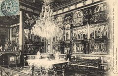 CPA Palais de Fontainebleau Salon des Reines Meres et Salon du Pape 