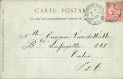 CPA Palais de Fontainebleau vue prise du Parterre 