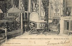 CPA Palais de Fontainebleau Chambre a Coucher de Napoleon Ier Berceau du Roi de Rome 