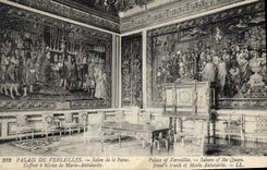 CPA Palais de Versailles Salon de la Reine Coffret a Bijoux de Marie Antoinette 