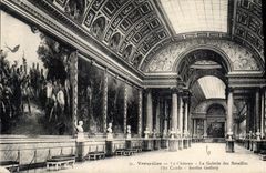 CPA Versailles le Chateau la Galerie des Batailles 