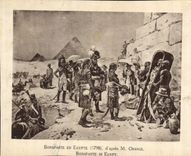 Image Bonaparte en Egypte 1798 d'apres M Orange Napoleon