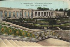 CPA Versailles Grand Trianon sur les Jardins 