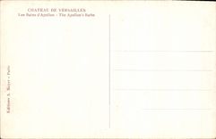 CPA Chateau de Versailles les Bains d'Apollon 