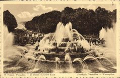 CPA France Versailles le Bassin Grandes Eaux 