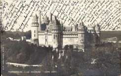 CPA Pierrefonds le Chateau cote est 