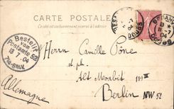 CPA Pierrefonds le Chateau cote est 