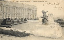 CPA Versailles le Sphinx Parterre du midi 